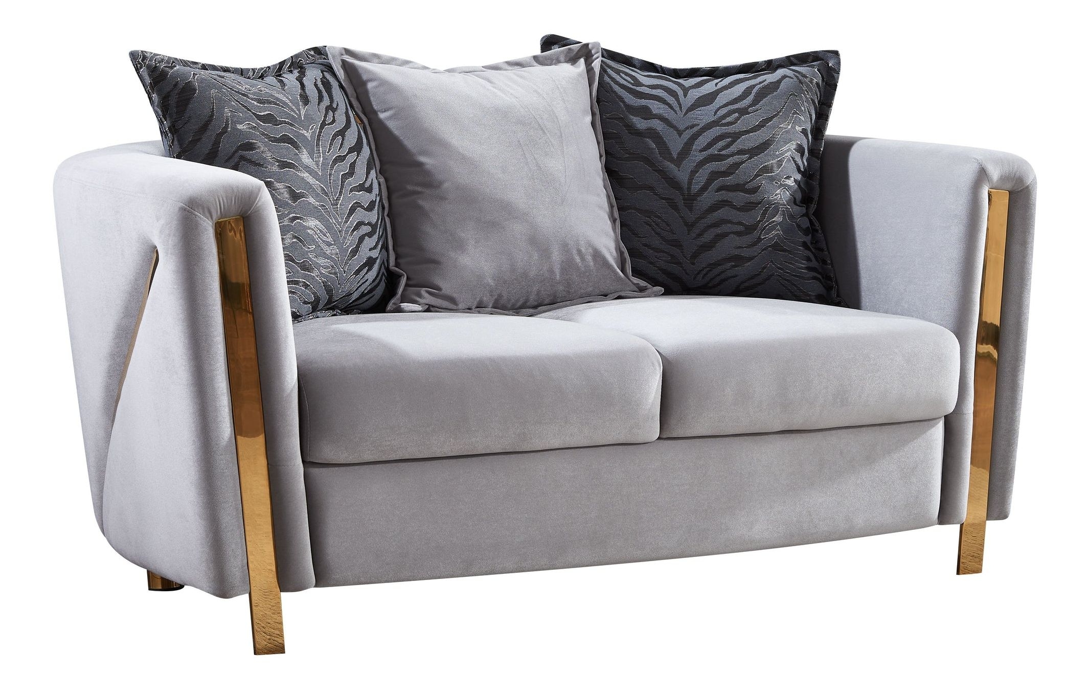 Chanelle Thick Velvet Living Room Set