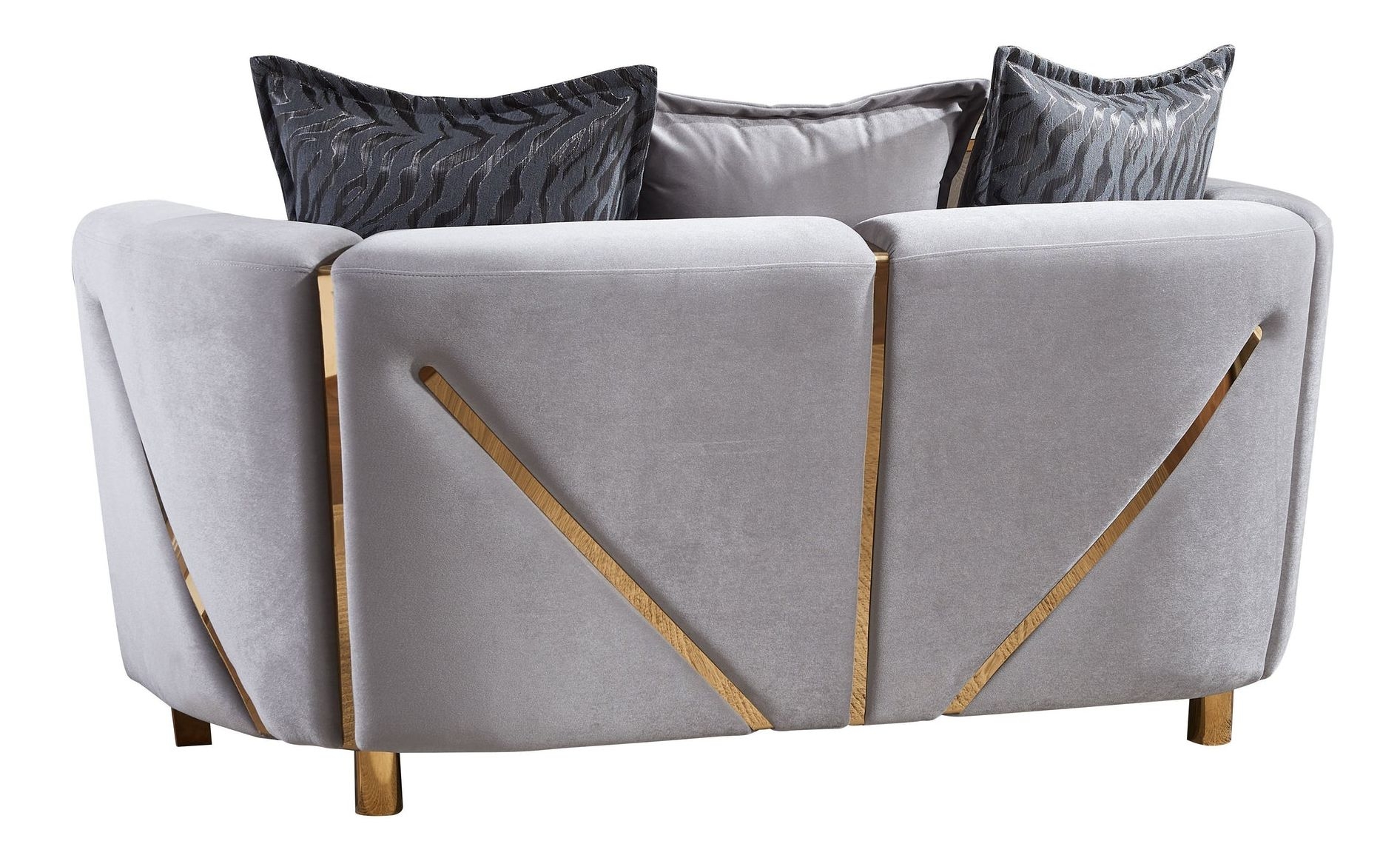 Chanelle Thick Velvet Living Room Set