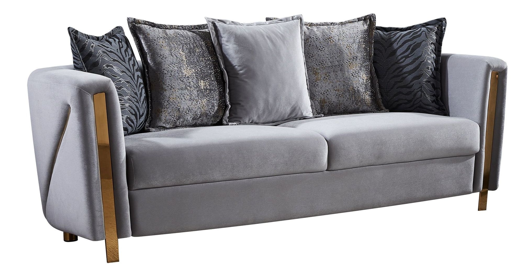 Chanelle Thick Velvet Living Room Set
