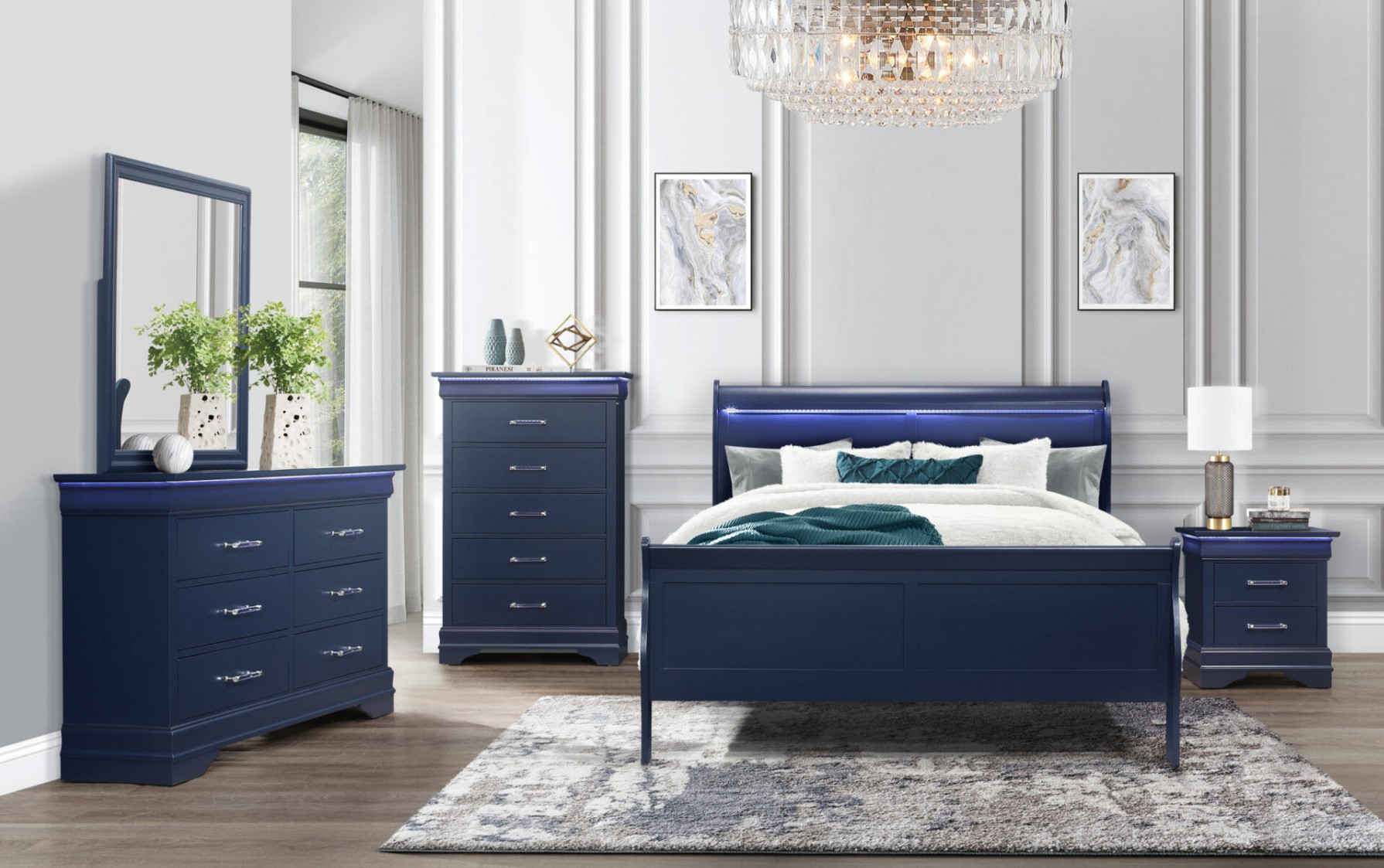 Charlie Bed w/LED Light