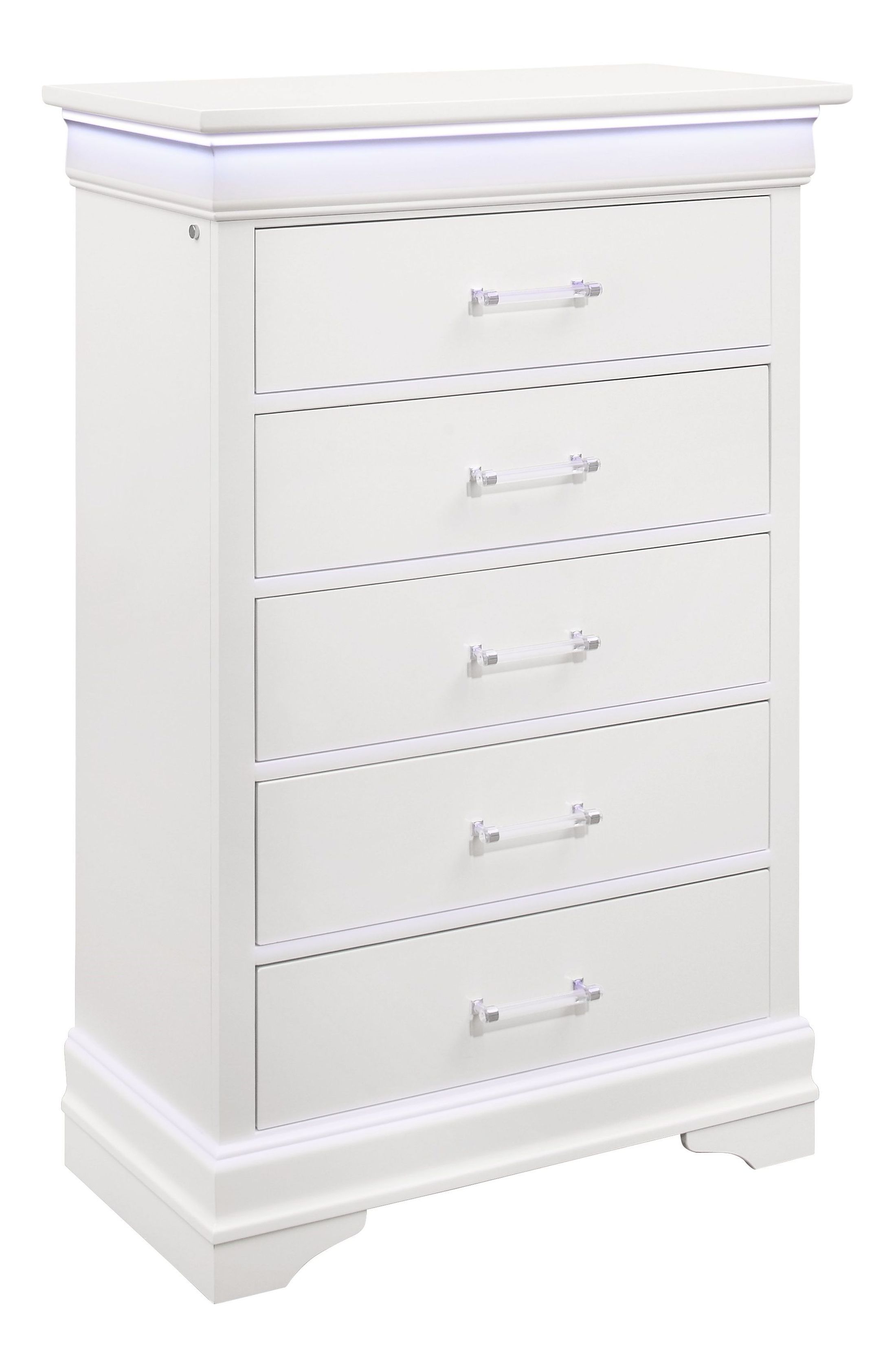 Charlie White Chest with LED Sale