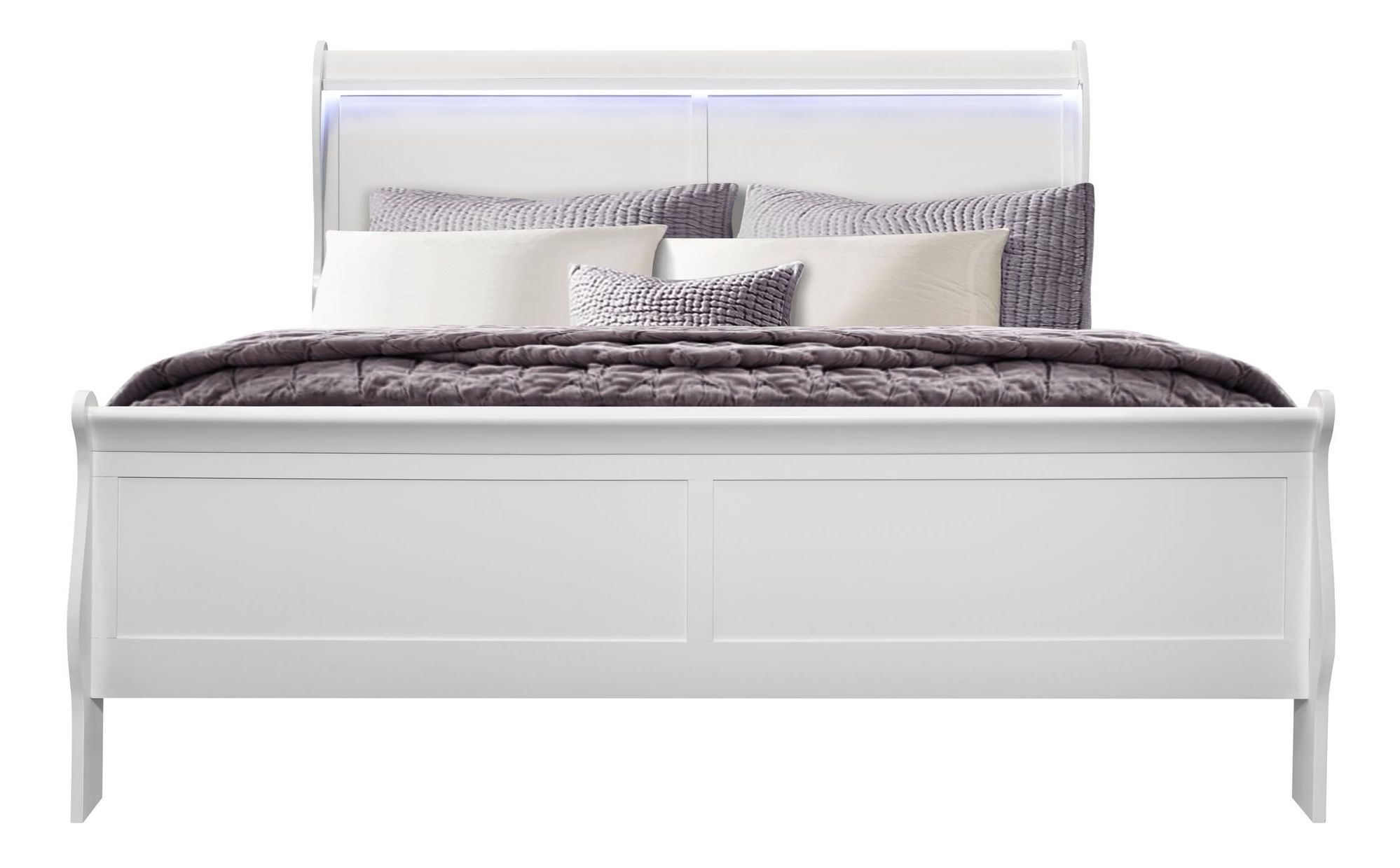 Charlie King Size Bed w/LED Light