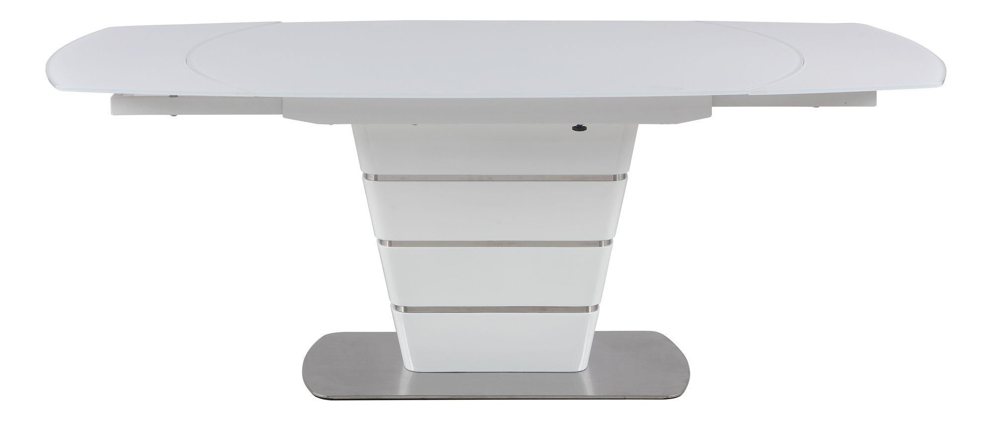 Charlotte Rectangular Glass Table w/Motion Extensions