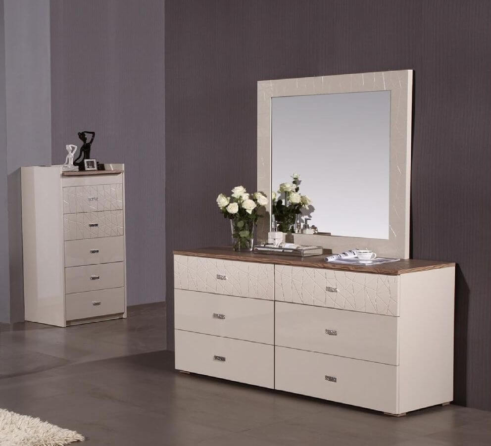 Charm Wood/Veneer Bedroom Set