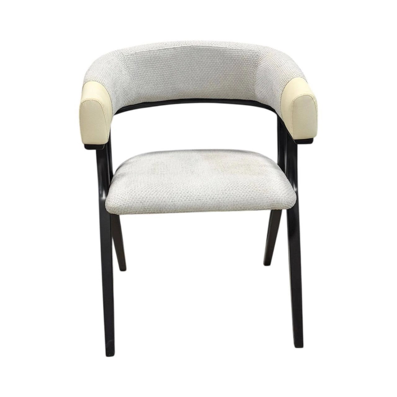 Chelsea Chenille/Metal Dining Arm Chair
