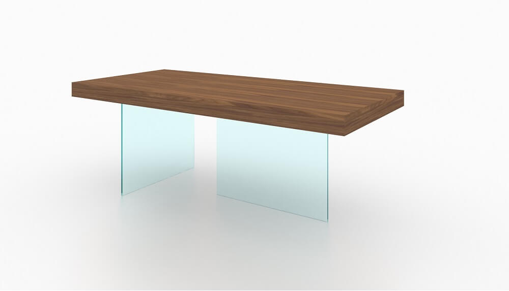 Chestnut Contemporary Rectangular Dining Table