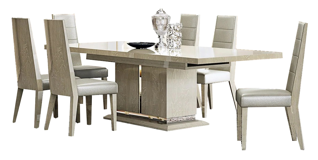 Chiara Modern Extendable Dining Room Set