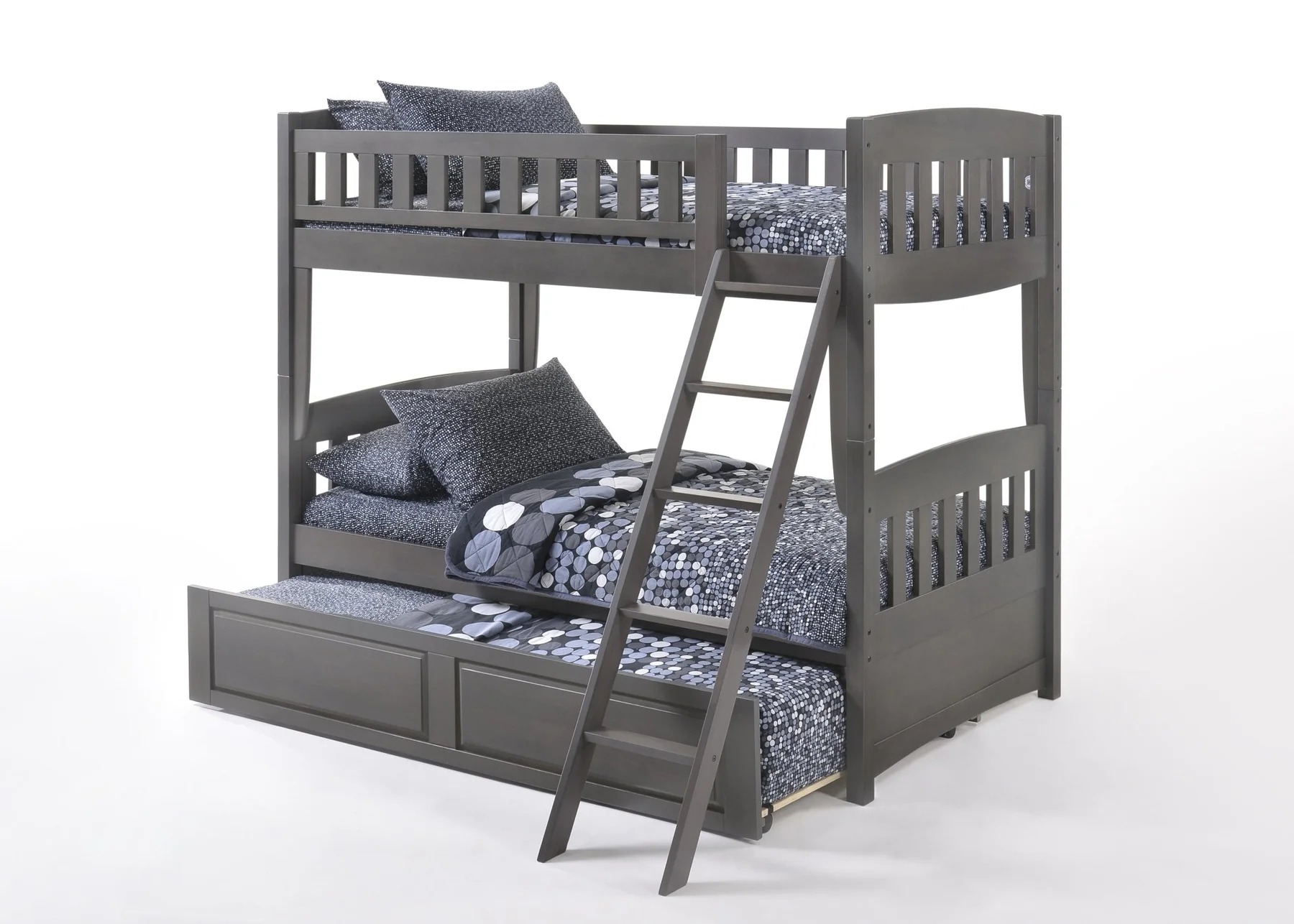 Cinnamon Wood Bunk Bed, Twin/Twin Size