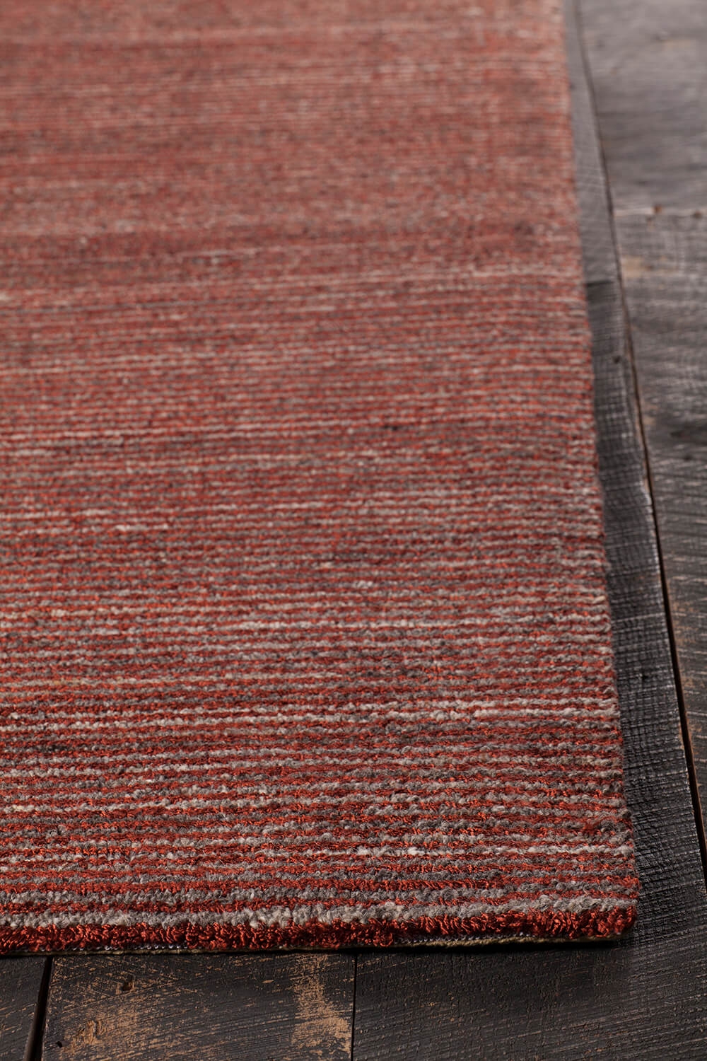 Citizen Wool/Viscose Rectangular Hand-woven Rug, 5' x 7'6"