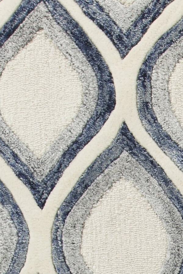Clara Wool/Art Silk Rectangular Handmade Rug