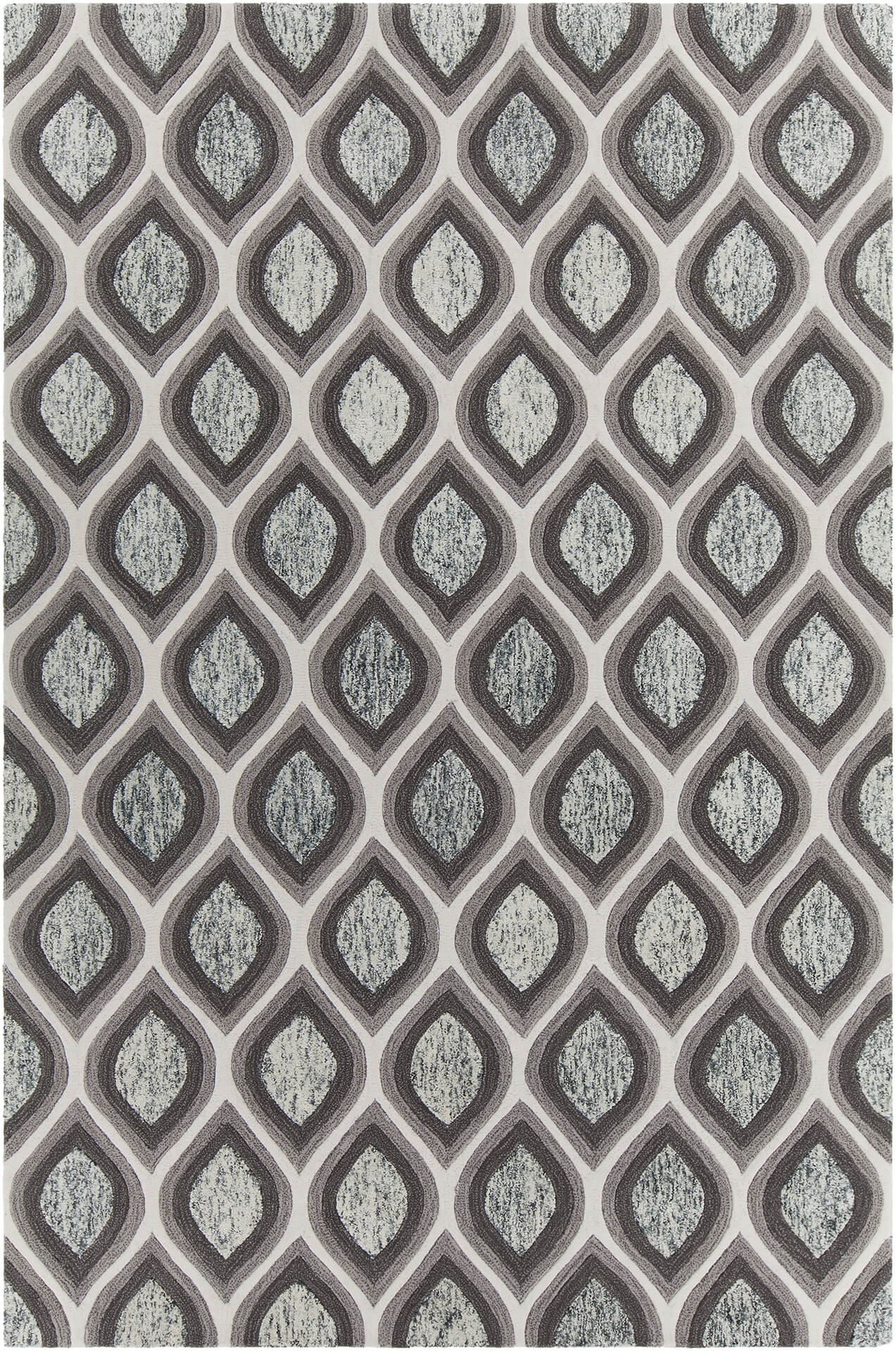 Clara Wool/Art Silk Rectangular Handmade Rug