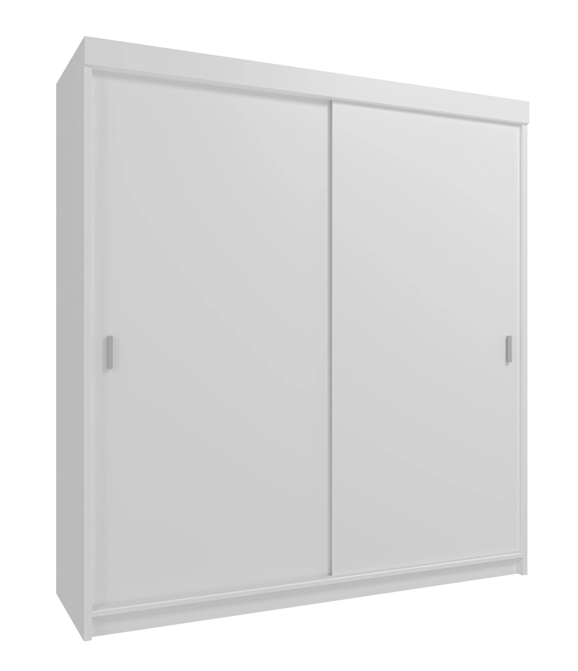 Classic 80-inch 2-Door Wood Wardrobe