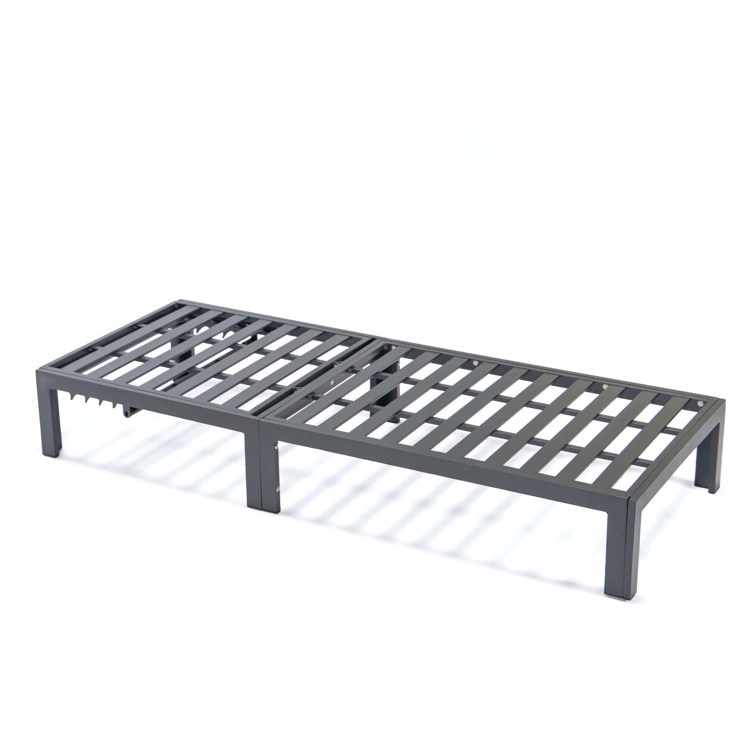 Chelsea Modern Aluminum Outdoor Chaise Lounge with Cushions