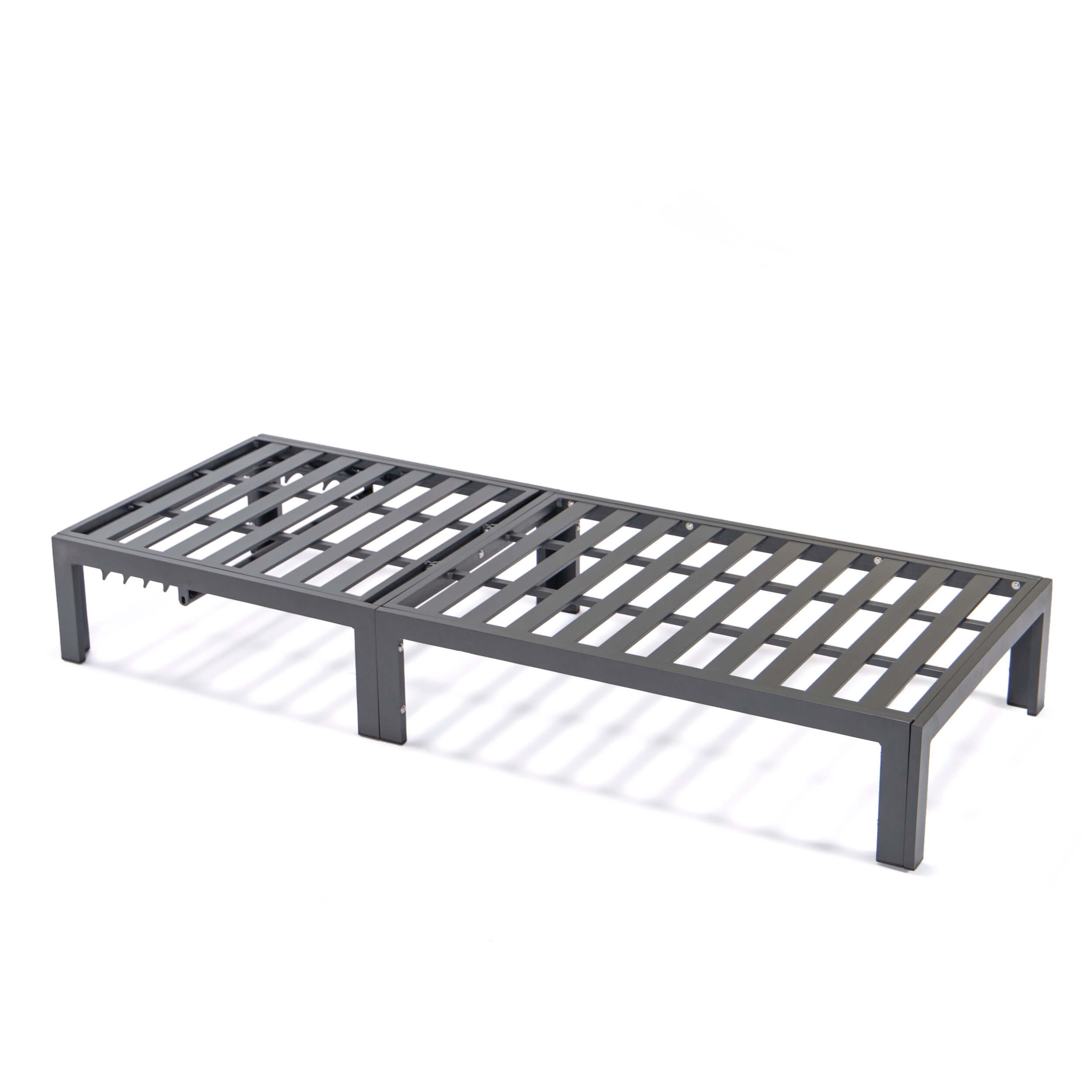 Chelsea Modern Aluminum Outdoor Chaise Lounge with Cushions