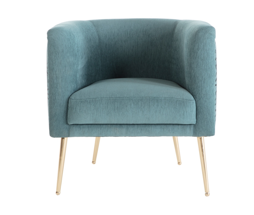 Cloak Fabric Accent Armchair