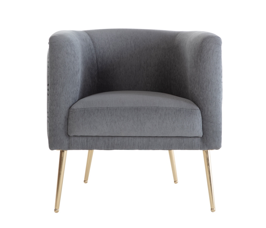 Cloak Fabric Accent Armchair