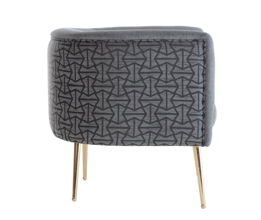 Cloak Fabric Accent Armchair