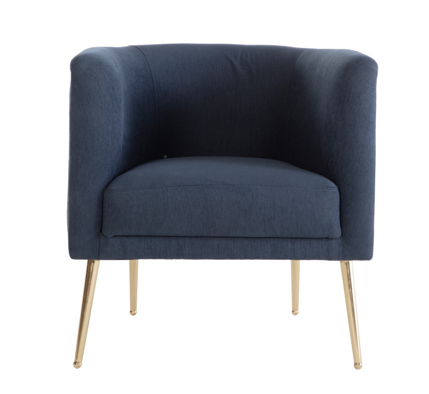 Cloak Fabric Accent Armchair