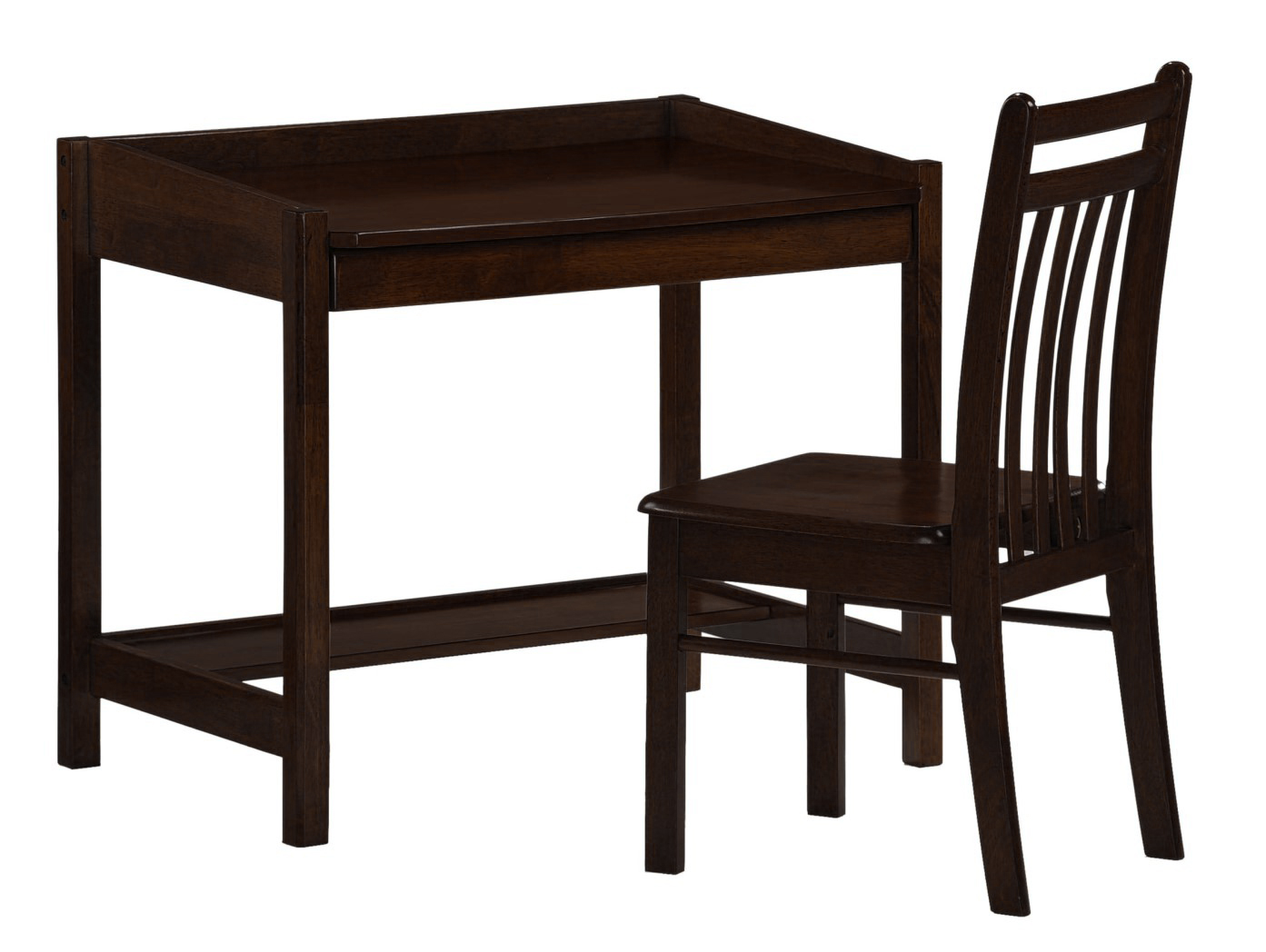 Zest Rectangular Wood Student Desk w/Drawer