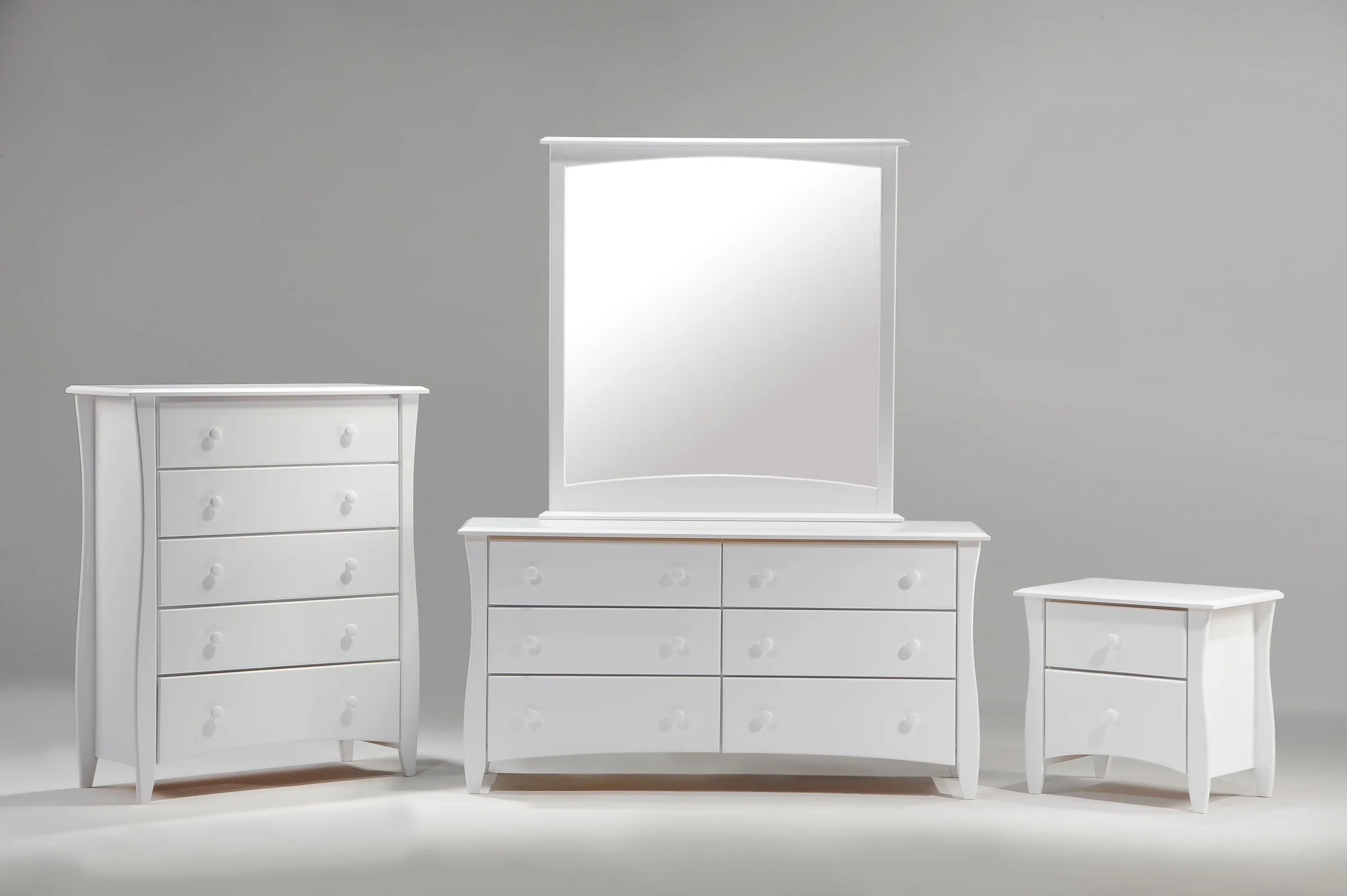 Clove Wood Nightstand w/2 Drawers