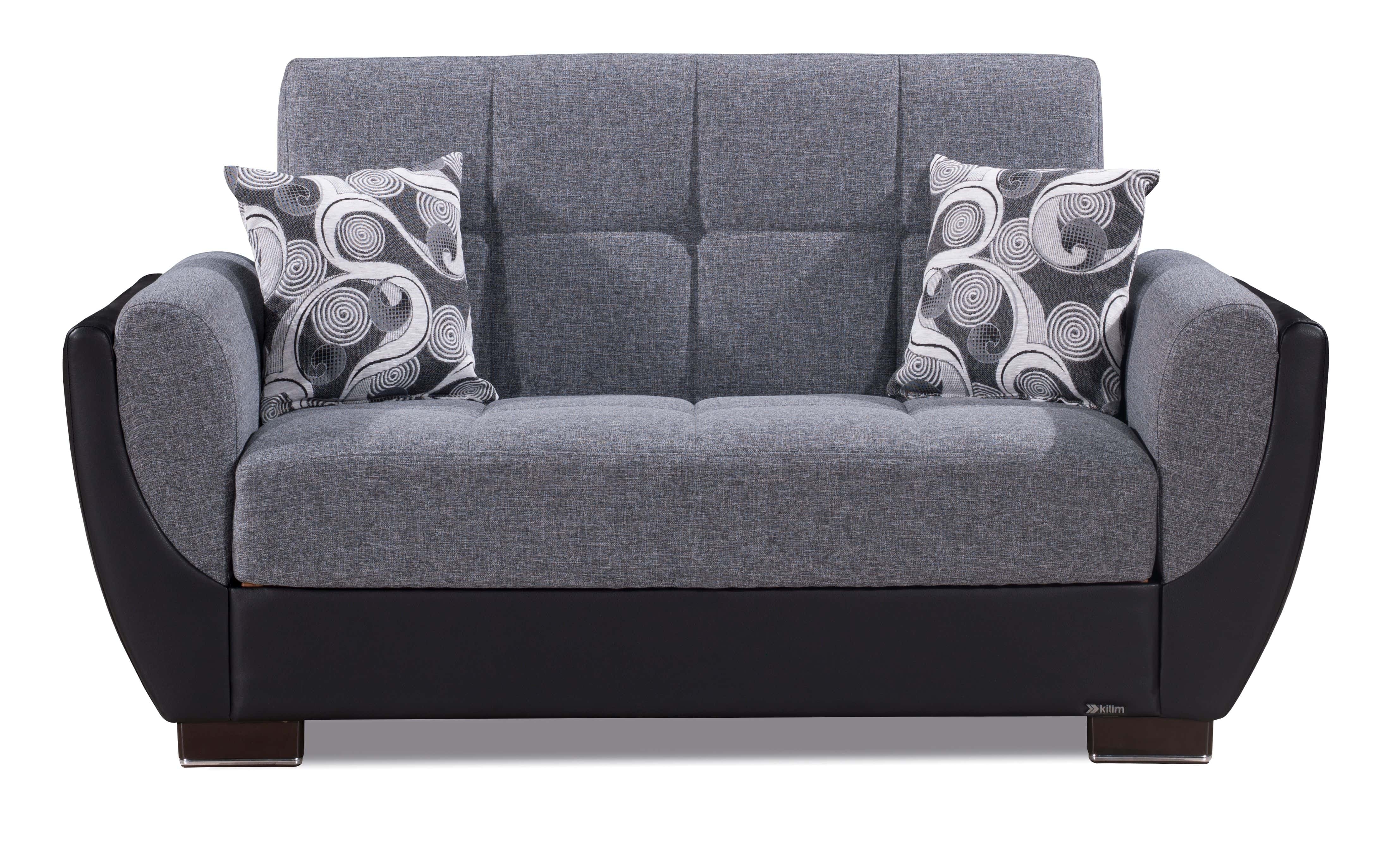 Armada Air Fabric/PU Convertible Living Room Set