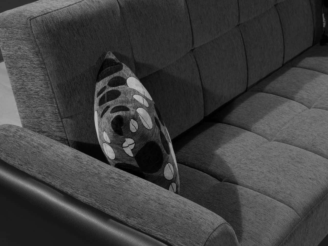Armada Air Fabric/PU Convertible Sofabed