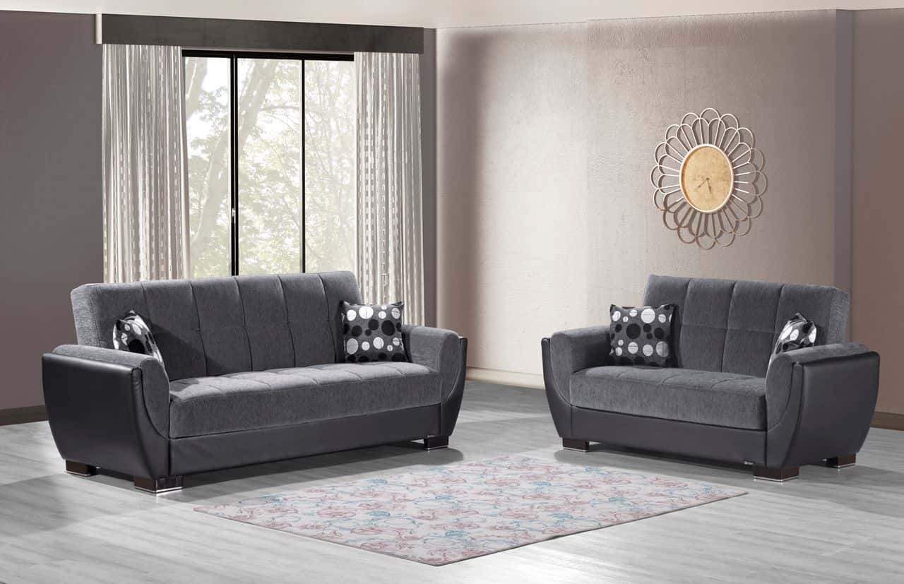 Armada Air Fabric Convertible Living Room Set
