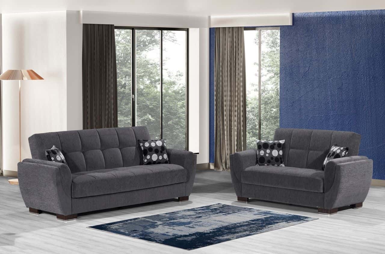 Armada Air Fabric Convertible Living Room Set