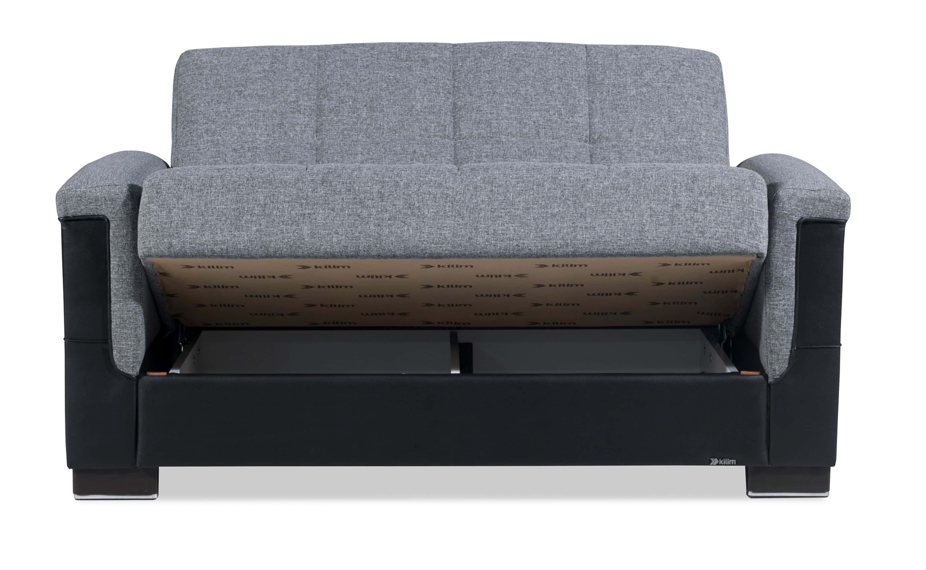 Armada Pro Fabric/PU Convertible Loveseat