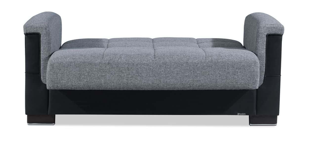 Armada Pro Fabric/PU Convertible Loveseat