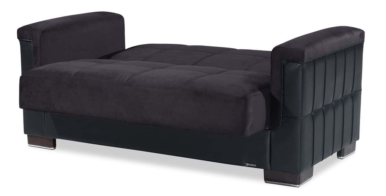 Armada Pro Fabric/PU Convertible Loveseat