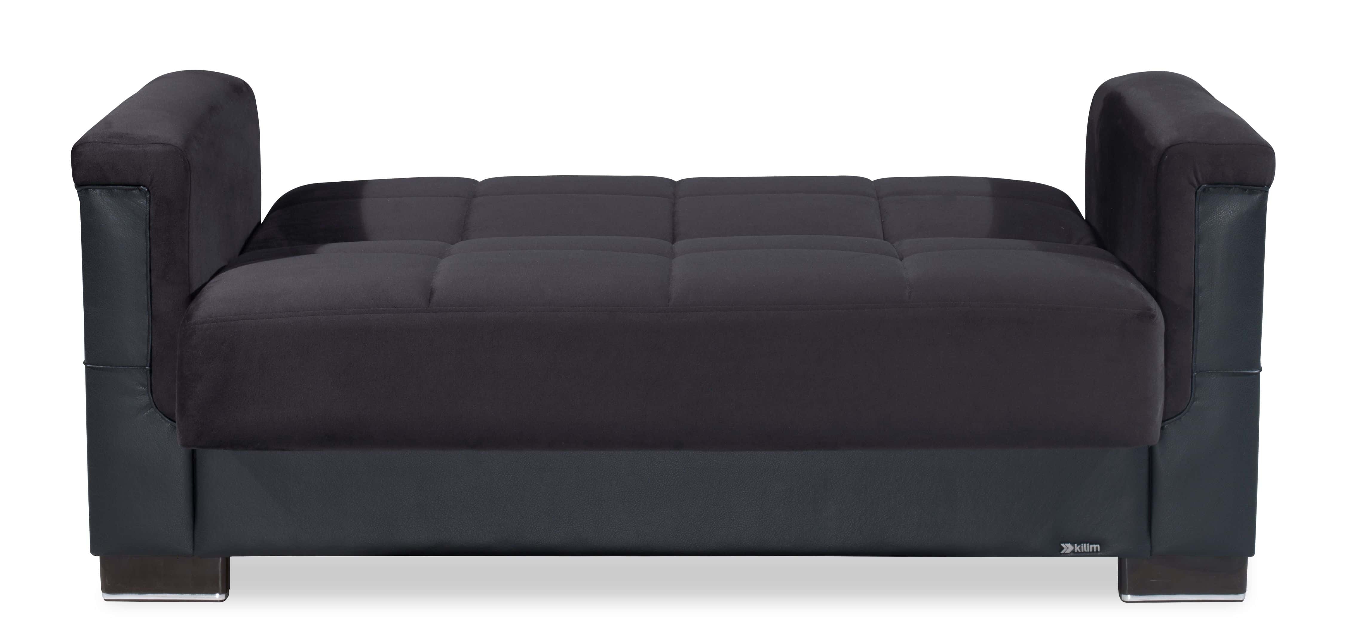 Armada Pro Fabric/PU Convertible Loveseat