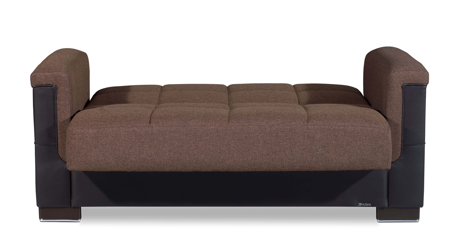 Armada Pro Fabric/PU Convertible Loveseat