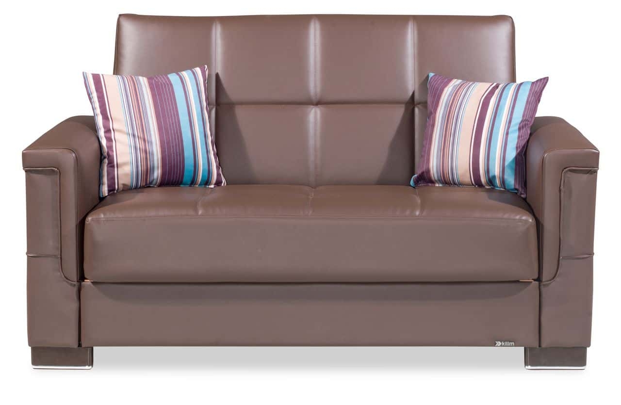 Armada Pro PU Convertible Loveseat