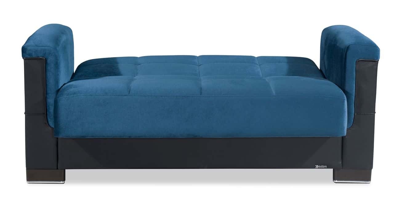 Armada Pro Fabric/PU Convertible Loveseat