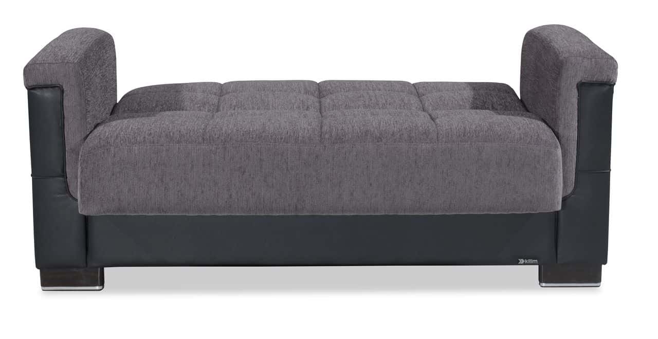 Armada Pro Fabric/PU Convertible Loveseat