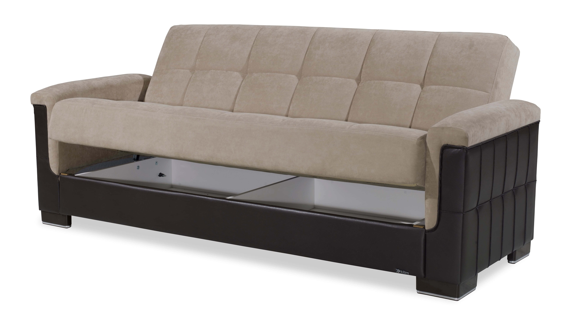 Armada Pro Fabric/PU Convertible Sofabed
