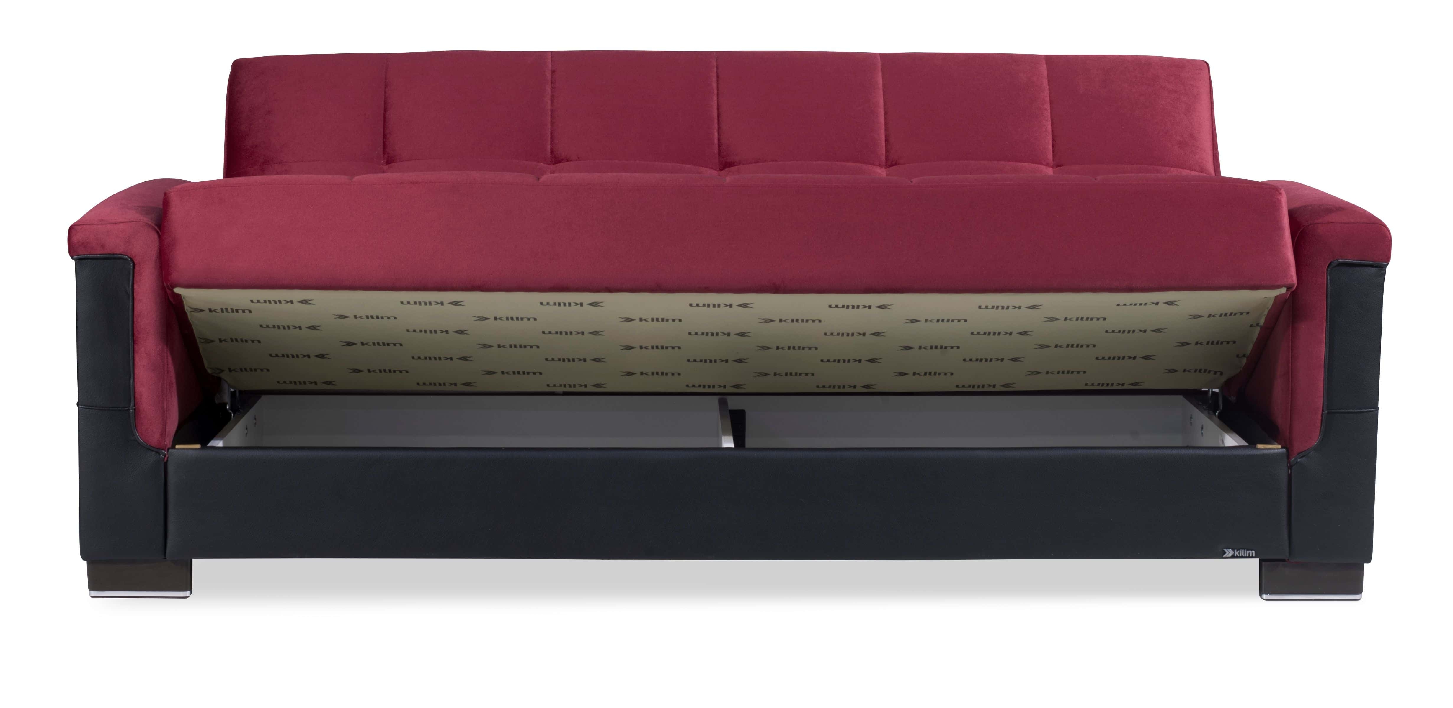 Armada Pro Fabric/PU Convertible Sofabed