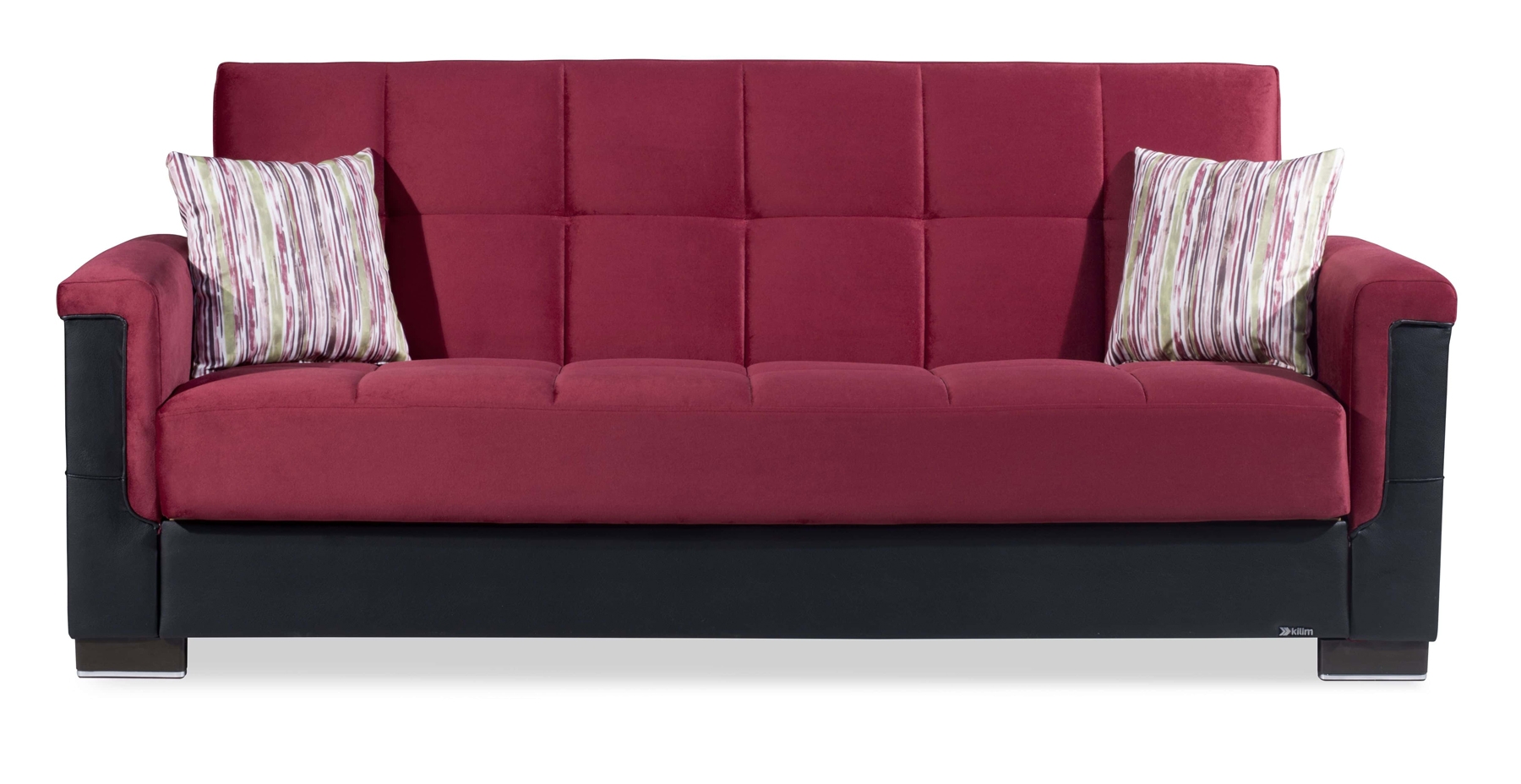 Armada Pro Fabric/PU Convertible Living Room Set