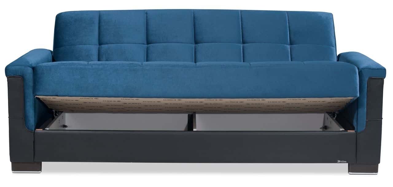 Armada Pro Fabric/PU Convertible Sofabed