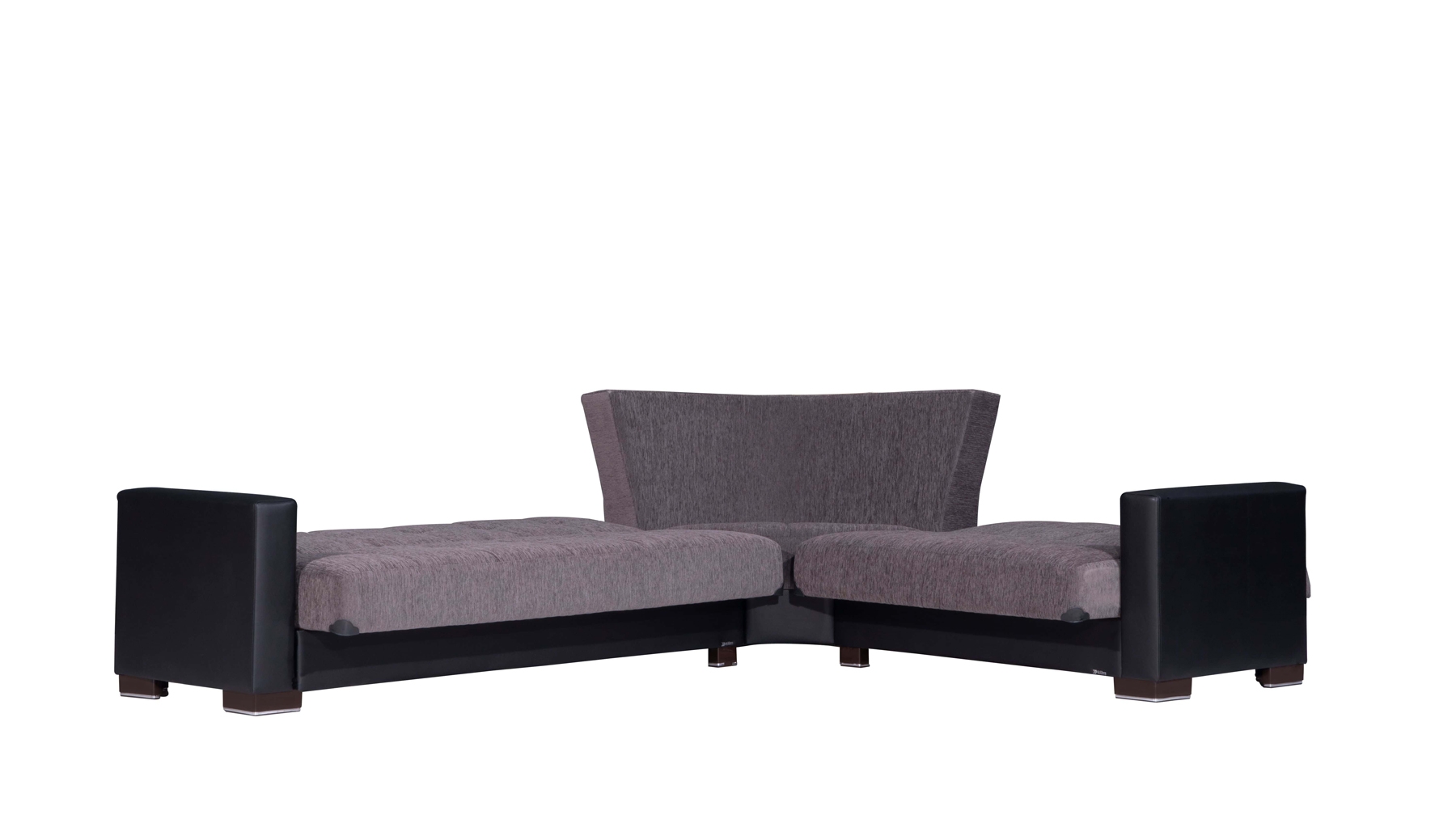 Armada Fabric/PU Convertible Sectional Sofa