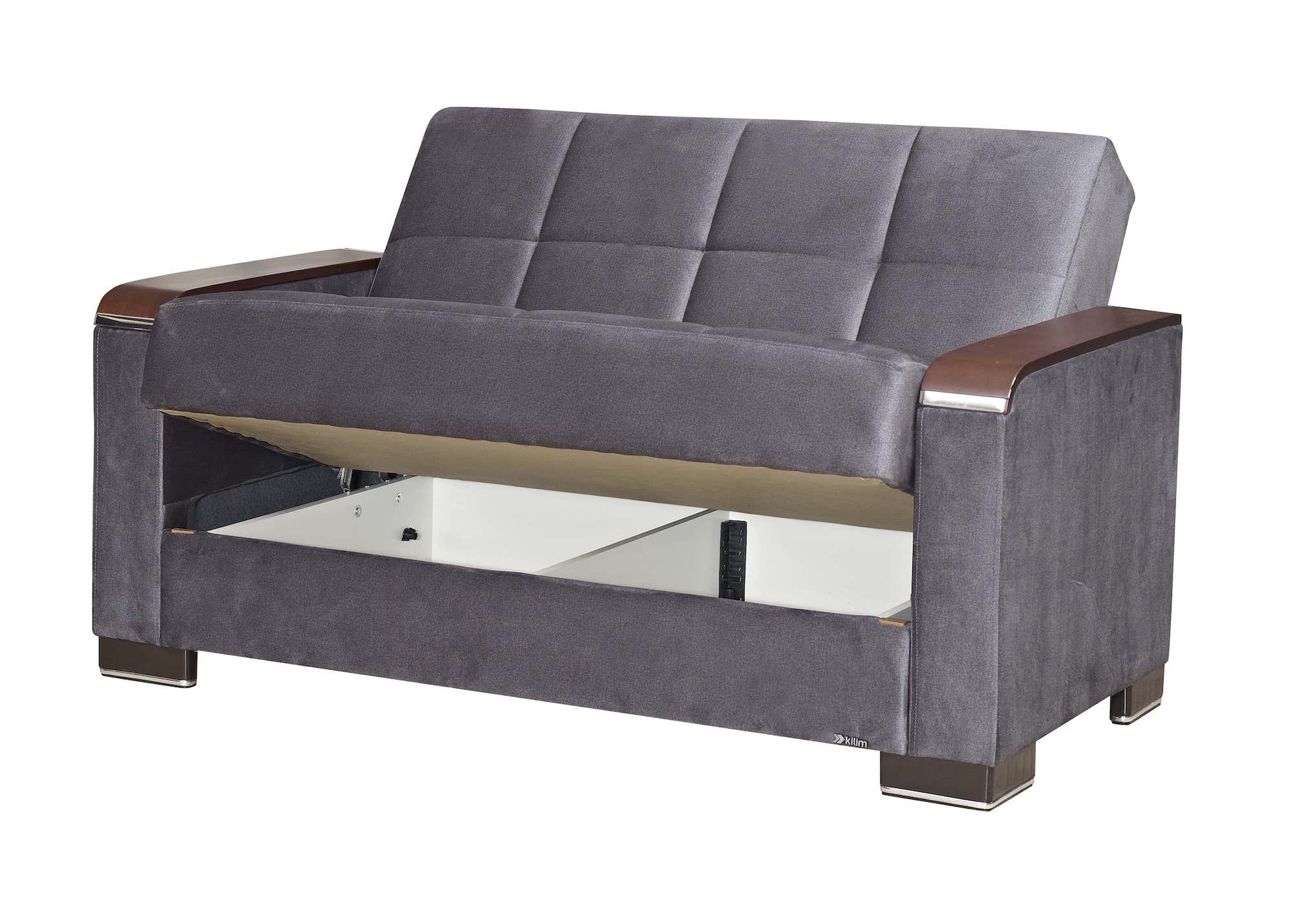 Armada X Fabric Convertible Loveseat