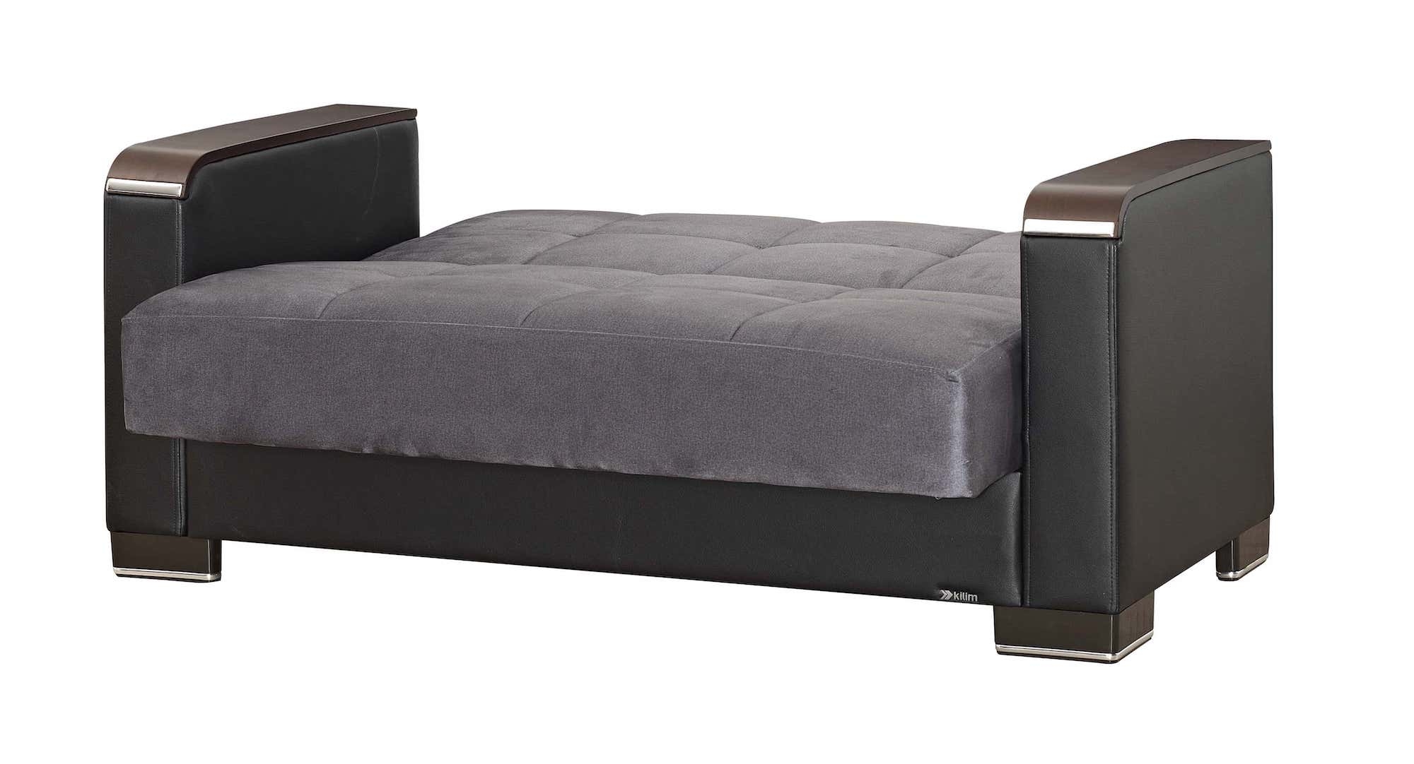 Armada X Fabric/PU Convertible Loveseat