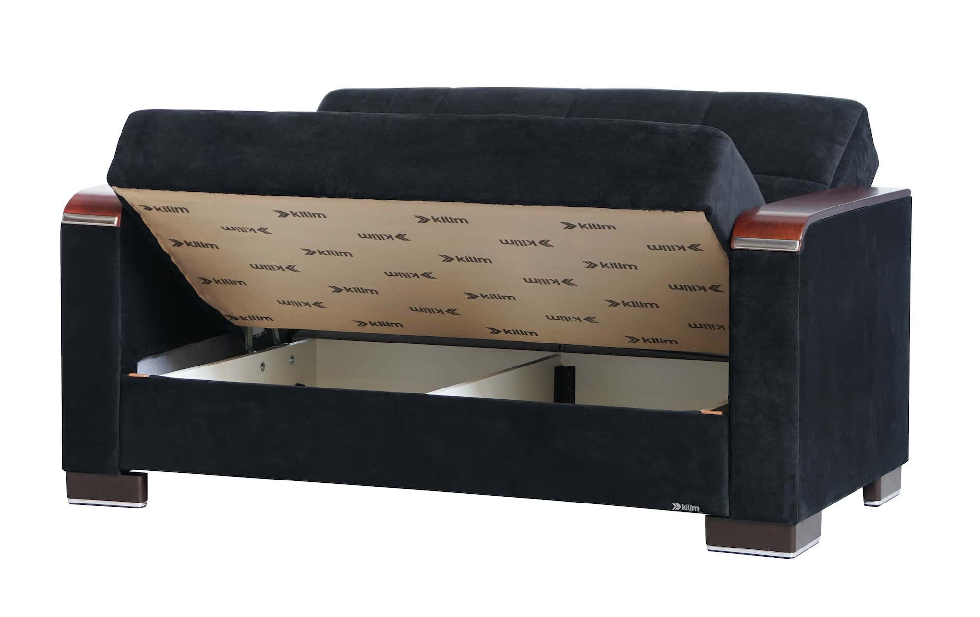 Armada X Fabric Convertible Loveseat