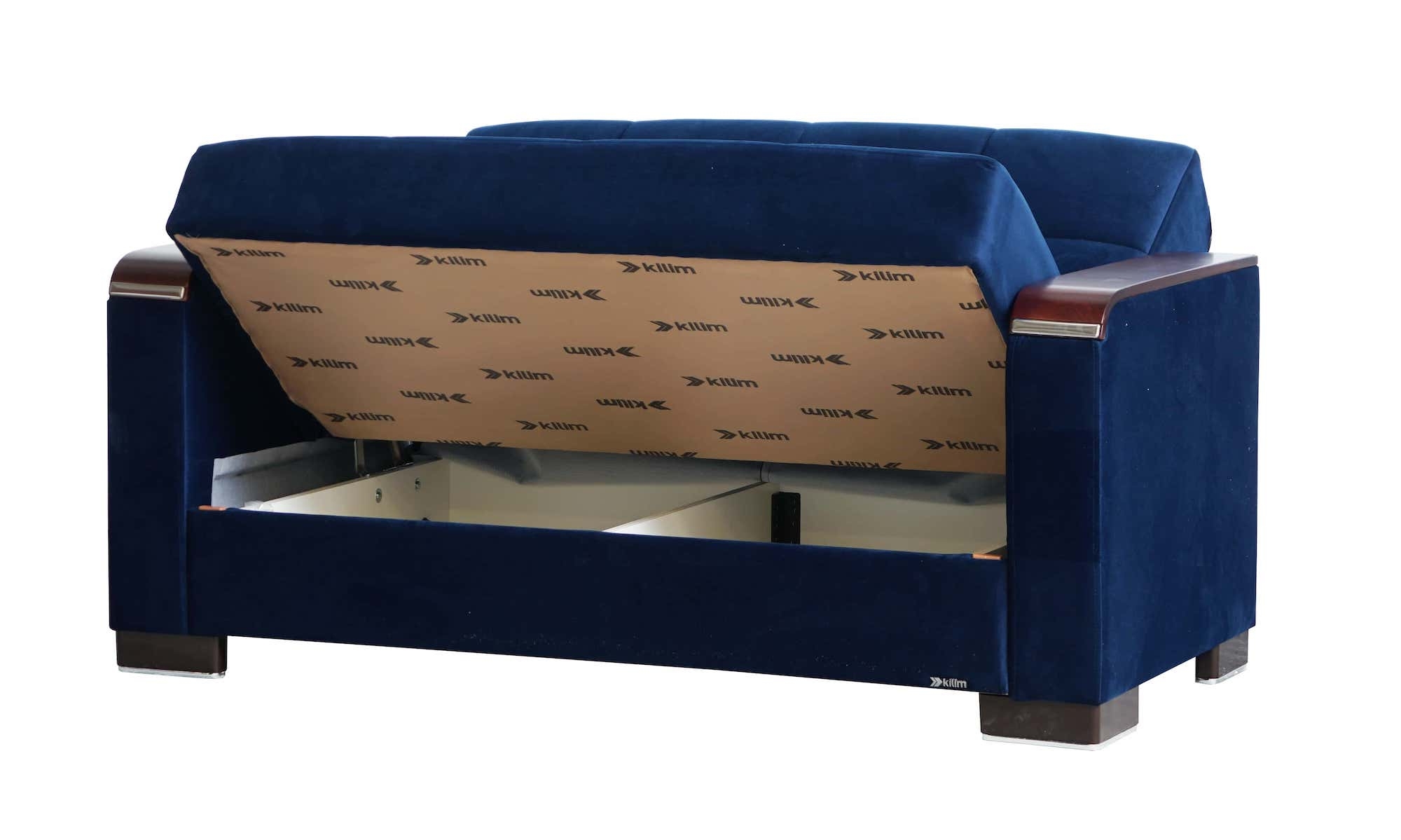 Armada X Fabric Convertible Loveseat