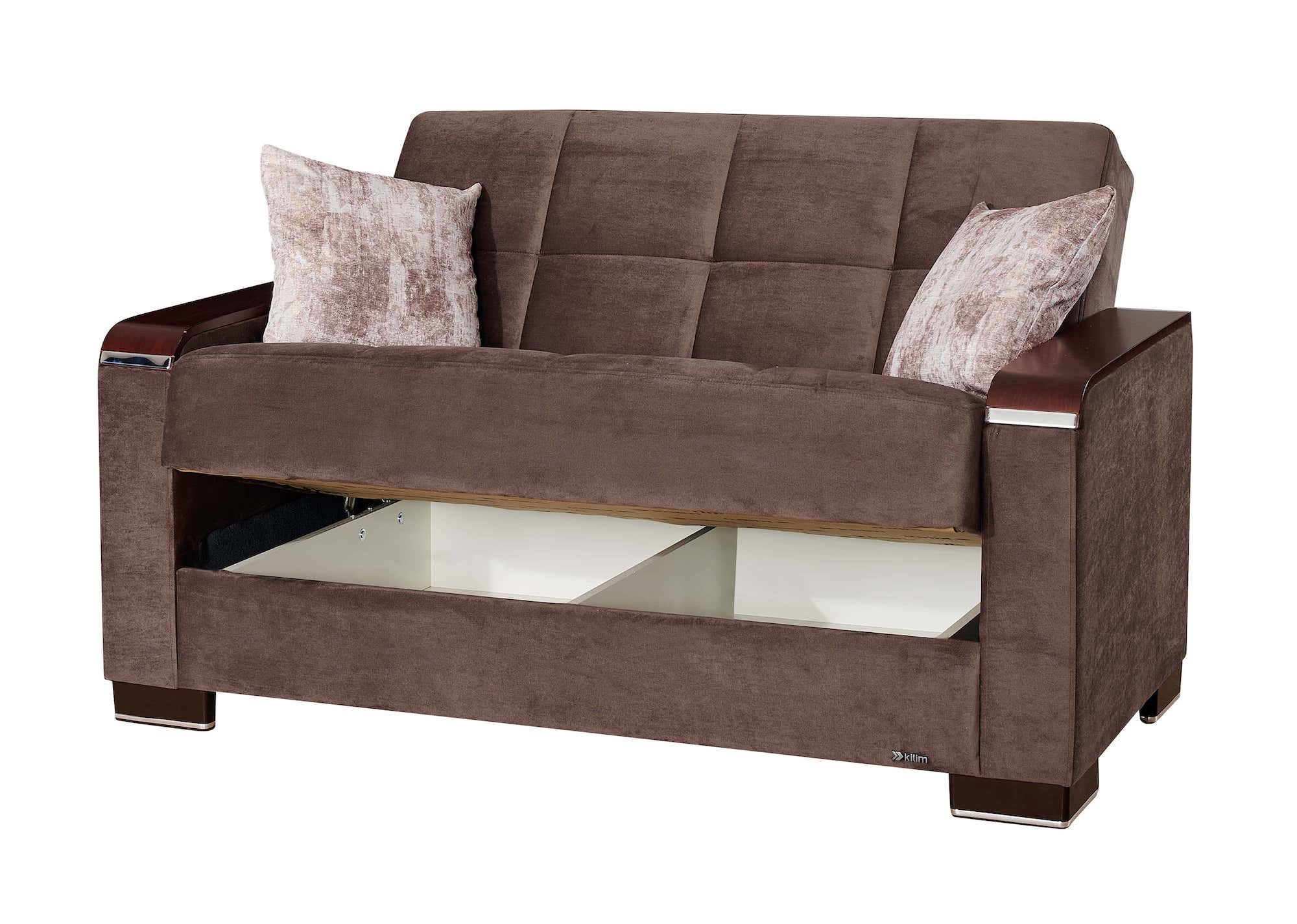 Armada X Fabric Convertible Loveseat