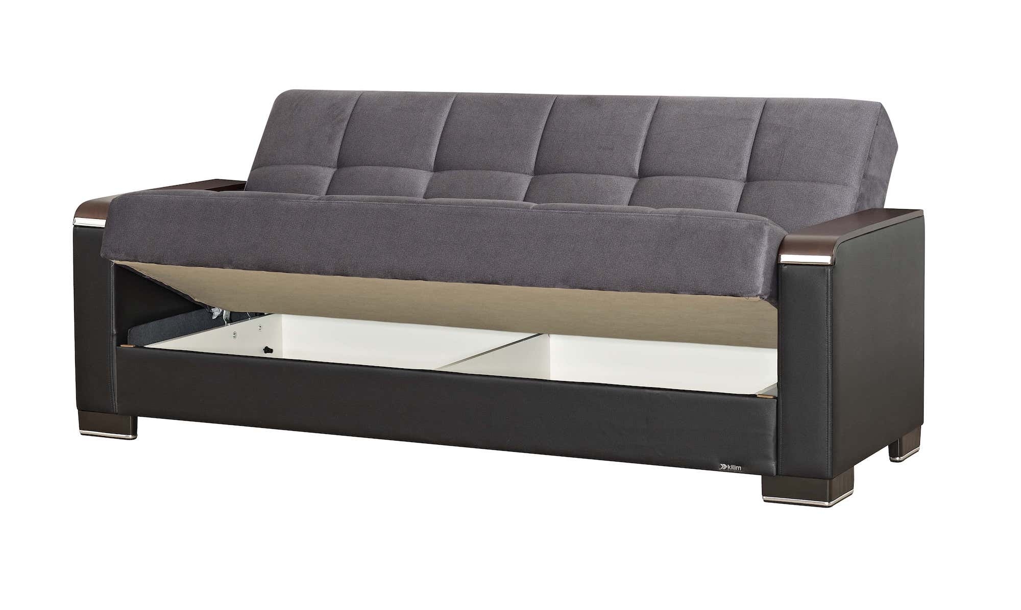 Armada X Fabric/PU Convertible Sofabed