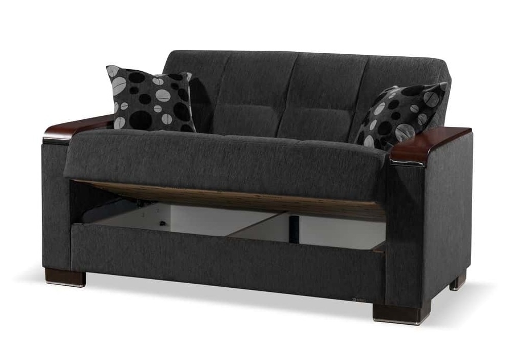 Armada X Fabric Convertible Loveseat