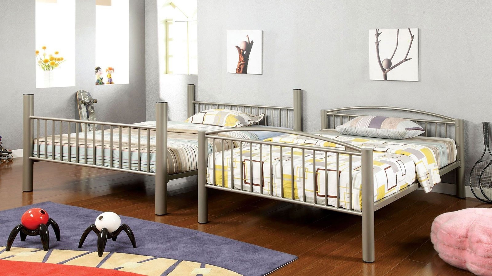 Lovia Metal Bunk Bed, Full Size