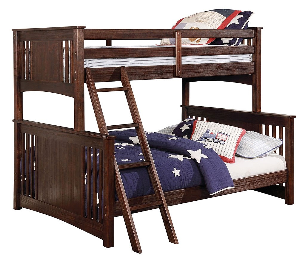 Spring Creek Wood Bunk Bed, Twin/Full Size